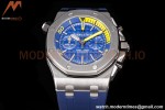 Audemars Piguet - AP ROO Diver Chrono 42mm SS/RU Blue JJF A3124 Mod