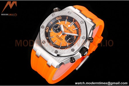 Audemars Piguet - AP ROO Diver Chrono 42mm SS/RU Orange JJF A3124 Mod