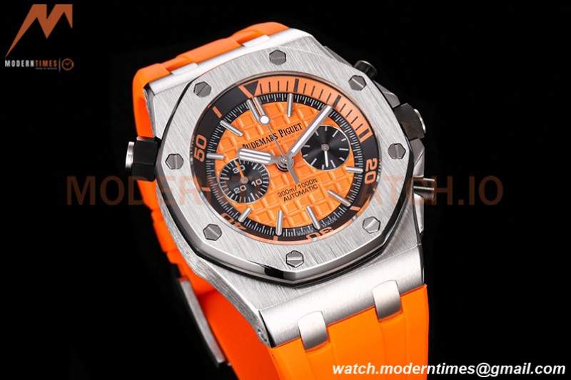 Audemars Piguet - AP ROO Diver Chrono 42mm SS/RU Orange JJF A3124 Mod