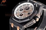 Audemars Piguet - AP ROO Chronograph 44mm CER/CER/RU Grey/Blk JJF A3126 Mod