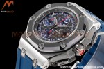 Audemars Piguet - AP ROO Chronograph 44mm SS/CER/RU Grey/Blue JJF A3126 Mod