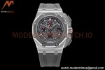 Audemars Piguet - AP ROO Chronograph 44mm SS/CER/RU Grey/Black JJF A3126 Mod