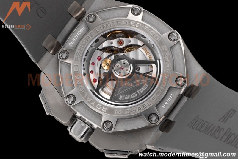 Audemars Piguet - AP ROO Chronograph 44mm SS/CER/RU Grey/Black JJF A3126 Mod
