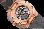 Audemars Piguet - AP ROO Chronograph 44mm RG/CER/RU Grey/Black JJF A3126 Mod