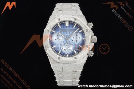 Audemars Piguet - Royal Oak Chrono 26240BC 41mm Frosted SS/SS Gradient Blue APSF SH4401