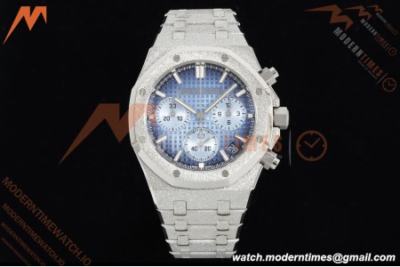 Audemars Piguet - Royal Oak Chrono 26240BC 41mm Frosted SS/SS Gradient Blue APSF SH4401