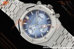 Audemars Piguet - Royal Oak Chrono 26240BC 41mm Frosted SS/SS Gradient Blue APSF SH4401 | 오데마 피게 - 로얄 오크 크로노 26240BC 41mm 프로스티드 SS/SS 그라데이션 블루 APSF SH4401