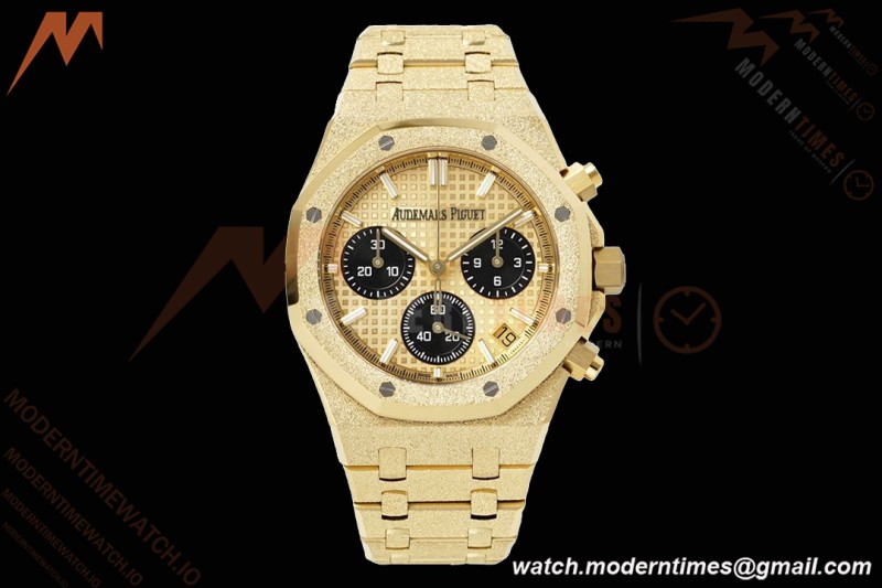 Audemars Piguet - Royal Oak Chrono 26240BA 41mm Frosted YG/YG Gold APSF SH4401