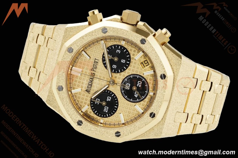 Audemars Piguet - Royal Oak Chrono 26240BA 41mm Frosted YG/YG Gold APSF SH4401