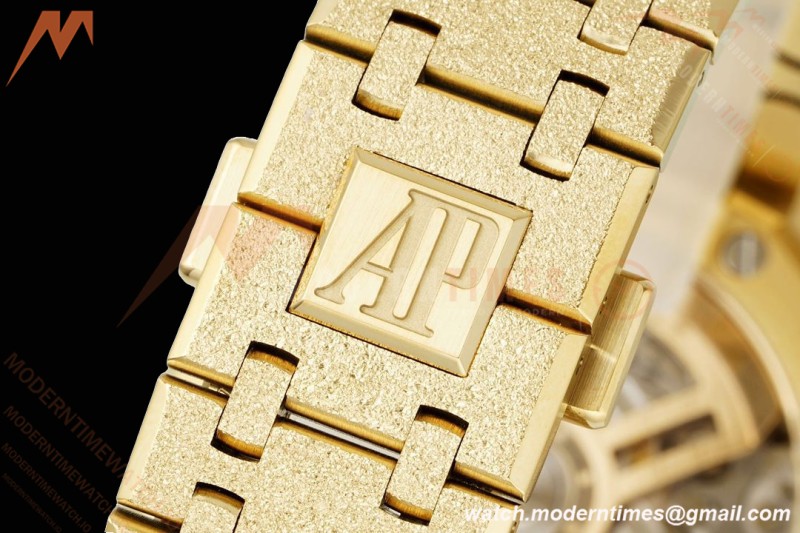 Audemars Piguet - Royal Oak Chrono 26240BA 41mm Frosted YG/YG Gold APSF SH4401