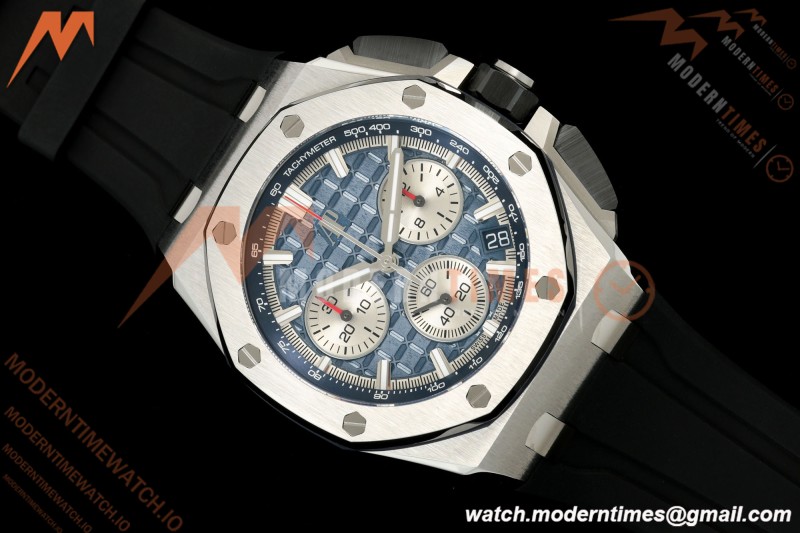 Audemars Piguet - Royal Oak Offshore Chronograph 43mm 26420TI SS/RU Blu/Silv APSF SA4401
