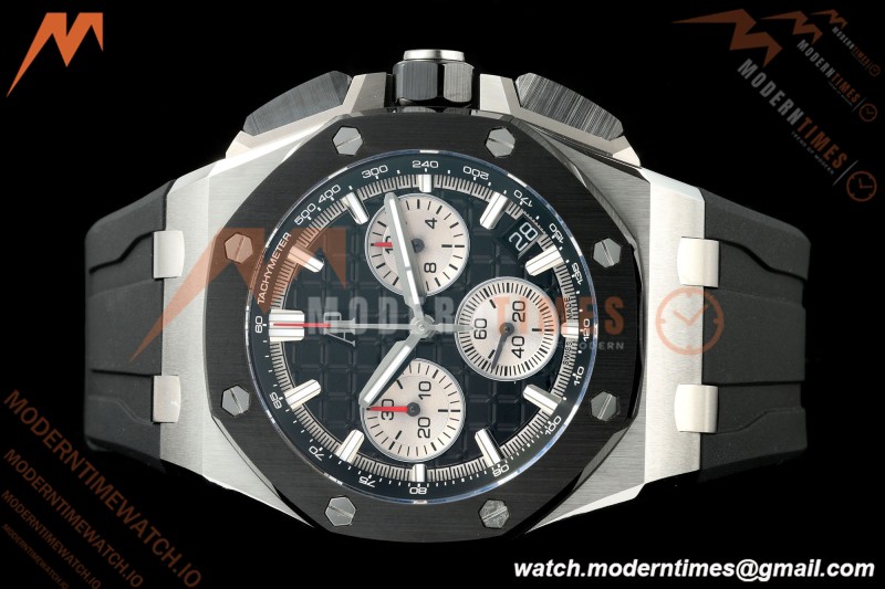 Audemars Piguet - Royal Oak Offshore Chronograph 43mm 26420SO SS/CER/RU Blk/Silv APSF SA4401 | 오데마피게 - 로얄오크 오프쇼어 크로노그래프 43mm 26420SO SS/CER/RU Blk/Silv APSF SA4401