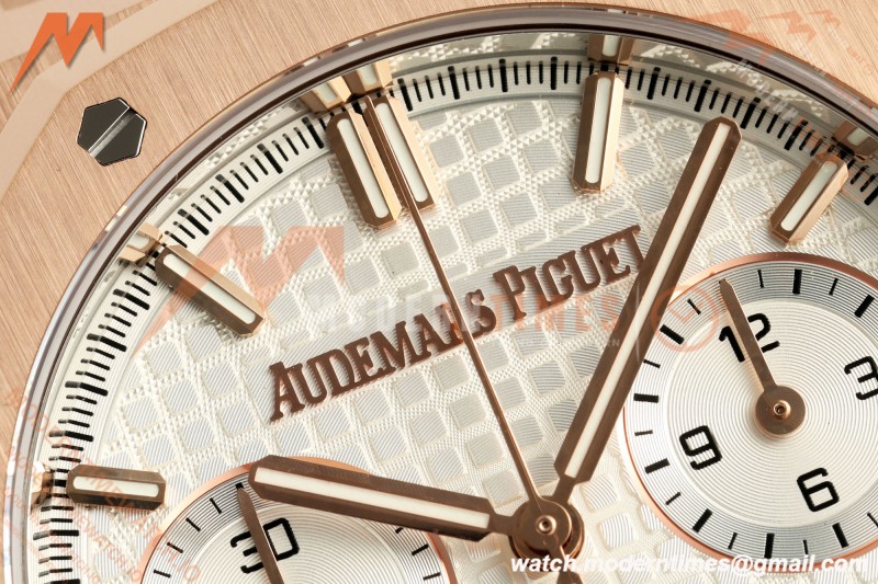 Audemars Piguet - Royal Oak 26240OR Gain Weight 41mm RG/RG White SWF Dial DDF DD4401