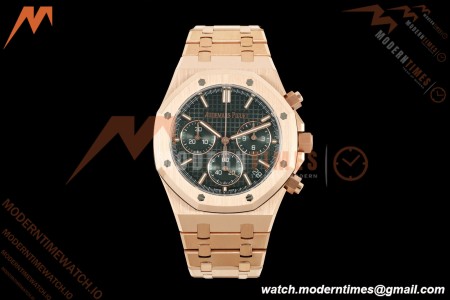 Audemars Piguet - Royal Oak 26240OR Gain Weight 41mm RG/RG Green SWF Dial DDF DD4401