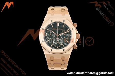 Audemars Piguet - Royal Oak 26240OR Gain Weight 41mm RG/RG Green SWF Dial DDF DD4401 | 오데마 피게 - 로얄 오크 26240OR 게인 웨이트 41mm RG/RG 그린 SWF 다이얼 DDF DD4401