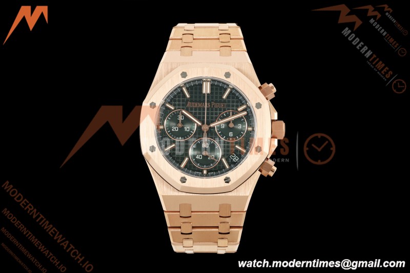 Audemars Piguet - Royal Oak 26240OR Gain Weight 41mm RG/RG Green SWF Dial DDF DD4401