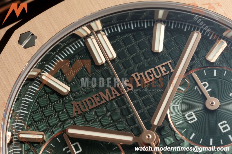Audemars Piguet - Royal Oak 26240OR Gain Weight 41mm RG/RG Green SWF Dial DDF DD4401