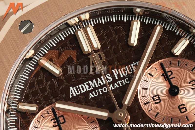 Audemars Piguet - Royal Oak 26331OR Gain Weight 41mm RG/RG Brown SWF Dial DDF DD4401