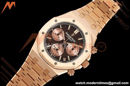 Audemars Piguet - Royal Oak 26331OR Gain Weight 41mm RG/RG Brown SWF Dial DDF DD4401