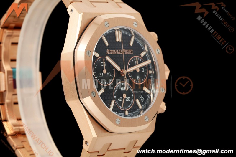 Audemars Piguet - Royal Oak 26240OR Gain Weight 41mm RG/RG Black SWF Dial DDF DD4401