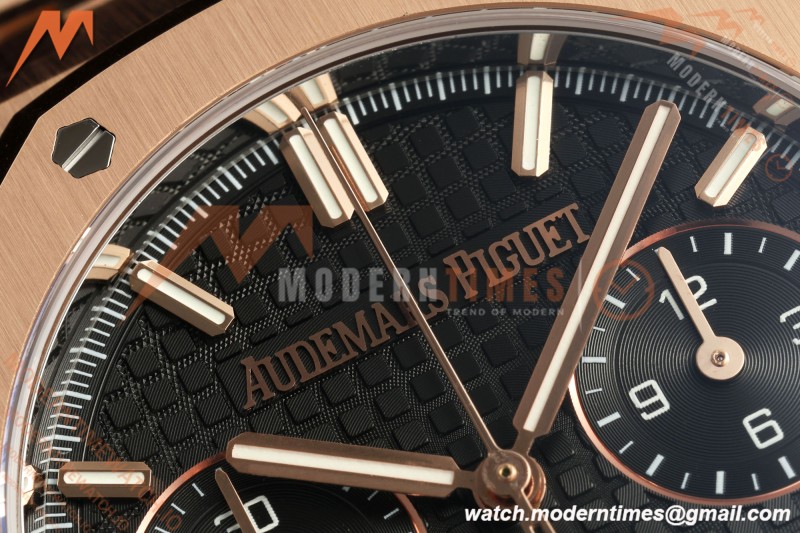 Audemars Piguet - Royal Oak 26240OR Gain Weight 41mm RG/RG Black SWF Dial DDF DD4401