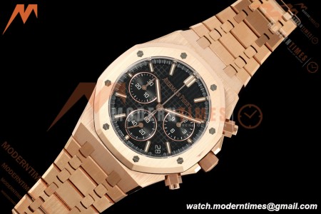 Audemars Piguet - Royal Oak 26240OR Gain Weight 41mm RG/RG Black SWF Dial DDF DD4401