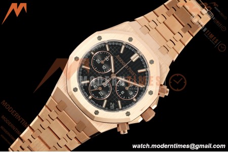 Audemars Piguet - Royal Oak 26240OR Gain Weight 41mm RG/RG Black SWF Dial DDF DD4401 | 오데마 피게 - 로얄 오크 26240OR 게인 웨이트 41mm RG/RG 블랙 SWF 다이얼 DDF DD4401