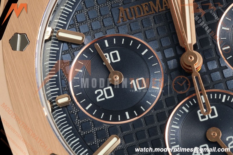 Audemars Piguet - Royal Oak 26240OR Gain Weight 41mm RG/LE Blue SWF Dial DDF DD4401 | 오데마 피게 - 로얄 오크 26240OR 게인 웨이트 41mm RG/LE 블루 SWF 다이얼 DDF DD4401
