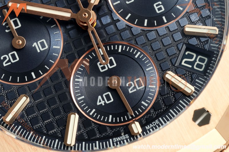 Audemars Piguet - Royal Oak 26240OR Gain Weight 41mm RG/LE Blue SWF Dial DDF DD4401 | 오데마 피게 - 로얄 오크 26240OR 게인 웨이트 41mm RG/LE 블루 SWF 다이얼 DDF DD4401