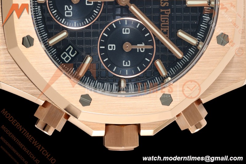 Audemars Piguet - Royal Oak 26240OR Gain Weight 41mm RG/LE Blue SWF Dial DDF DD4401 | 오데마 피게 - 로얄 오크 26240OR 게인 웨이트 41mm RG/LE 블루 SWF 다이얼 DDF DD4401