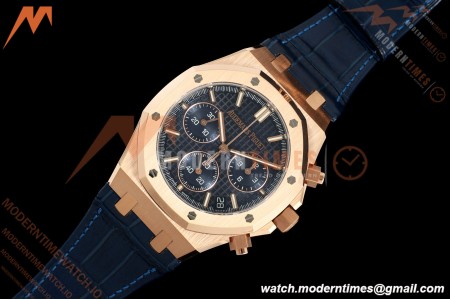 Audemars Piguet - Royal Oak 26240OR Gain Weight 41mm RG/LE Blue SWF Dial DDF DD4401 | 오데마 피게 - 로얄 오크 26240OR 게인 웨이트 41mm RG/LE 블루 SWF 다이얼 DDF DD4401