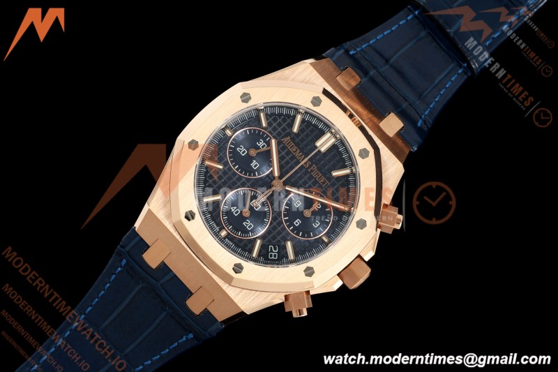 Audemars Piguet - Royal Oak 26240OR Gain Weight 41mm RG/LE Blue SWF Dial DDF DD4401 | 오데마 피게 - 로얄 오크 26240OR 게인 웨이트 41mm RG/LE 블루 SWF 다이얼 DDF DD4401