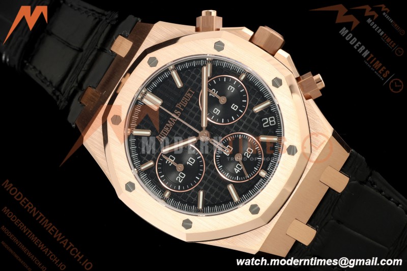 Audemars Piguet - Royal Oak 26240OR Gain Weight 41mm RG/LE Black SWF Dial DDF DD4401