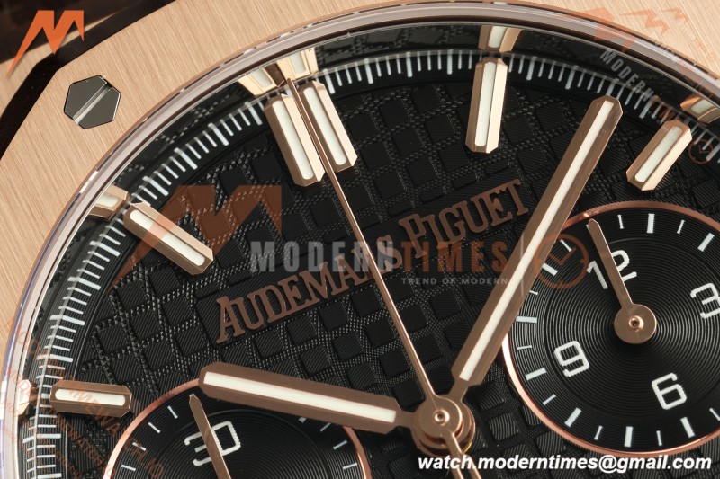 Audemars Piguet - Royal Oak 26240OR Gain Weight 41mm RG/LE Black SWF Dial DDF DD4401