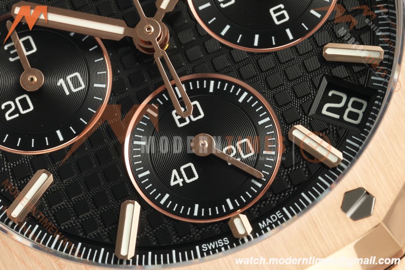 Audemars Piguet - Royal Oak 26240OR Gain Weight 41mm RG/LE Black SWF Dial DDF DD4401