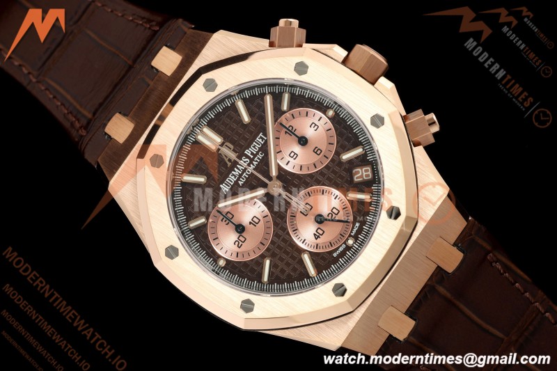 Audemars Piguet - Royal Oak 26331OR Gain Weight 41mm RG/LE Brown SWF Dial DDF DD4401