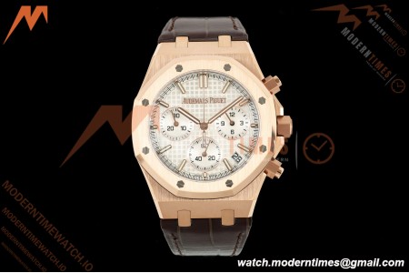 Audemars Piguet - Royal Oak 26240OR Gain Weight 41mm RG/LE White SWF Dial DDF DD4401 | 오데마 피게 - 로얄 오크 26240OR 게인 웨이트 41mm RG/LE 화이트 SWF 다이얼 DDF DD4401