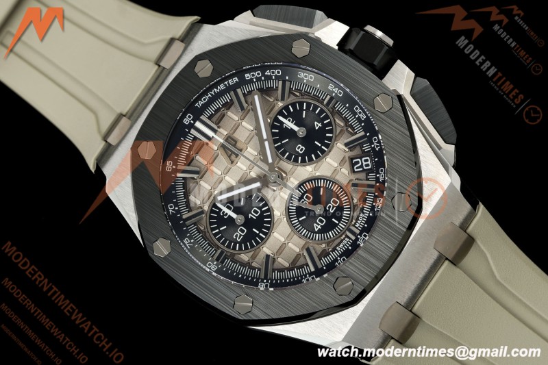 Audemars Piguet - Royal Oak Offshore 26420SO  43mm SS/CER/RU Smk/Blk DDF DD4401