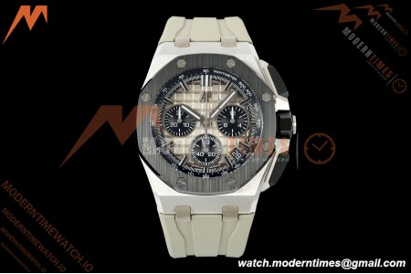Audemars Piguet - Royal Oak Offshore 26420SO  43mm SS/CER/RU Smk/Blk DDF DD4401 | 오데마 피게 - 로열 오크 오프쇼어 26420SO 43mm SS/CER/RU 스모크 블랙/블랙 DDF DD4401