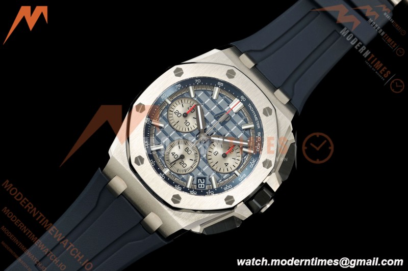 Audemars Piguet - Royal Oak Offshore 26420TI 43mm TI/RU Blu/Silv DDF DD4401