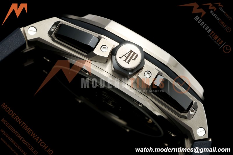 Audemars Piguet - Royal Oak Offshore 26420TI 43mm TI/RU Blu/Silv DDF DD4401