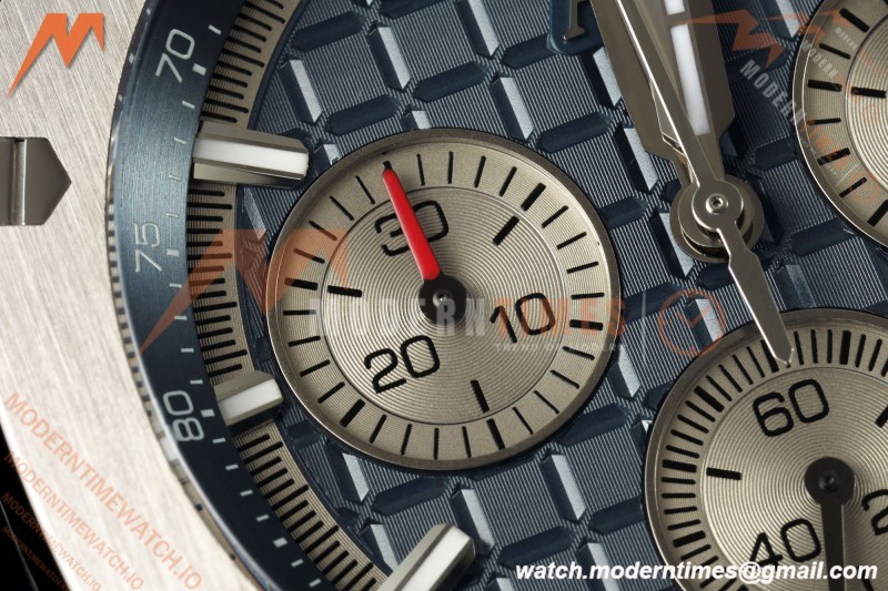 Audemars Piguet - Royal Oak Offshore 26420TI 43mm TI/RU Blu/Silv DDF DD4401