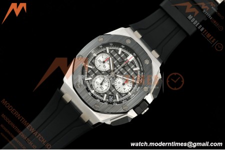 Audemars Piguet - Royal Oak Offshore 26420SO 43mm SS/CER/RU Blk/Silv DDF DD4401 | 오데마 피게 - 로열 오크 오프쇼어 26420SO 43mm SS/CER/RU 블랙/실버 DDF DD4401