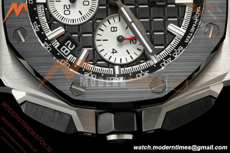 Audemars Piguet - Royal Oak Offshore 26420SO 43mm SS/CER/RU Blk/Silv DDF DD4401 | 오데마 피게 - 로열 오크 오프쇼어 26420SO 43mm SS/CER/RU 블랙/실버 DDF DD4401