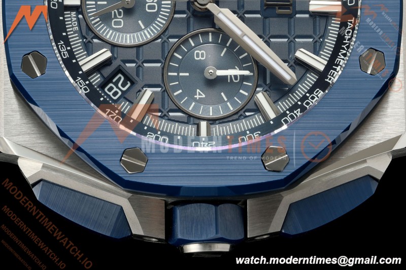 Audemars Piguet - Royal Oak Offshore 26420SO 43mm SS/CER/RU Blu/Silv DDF DD4401