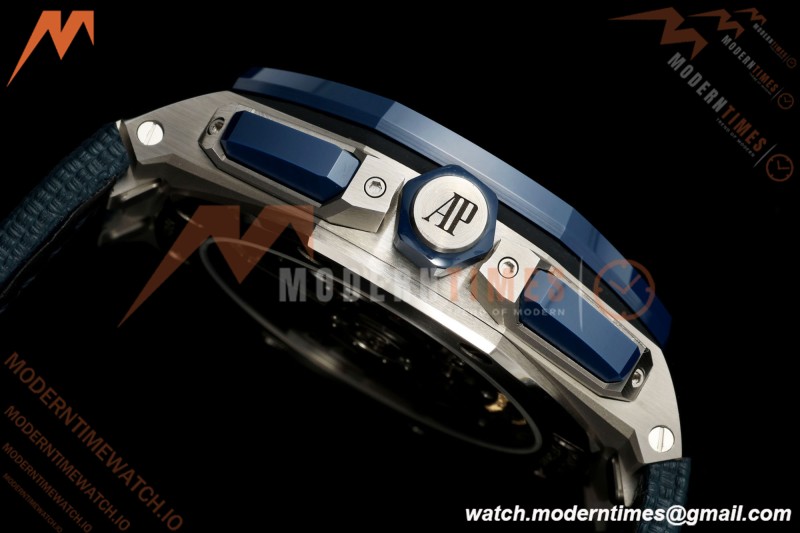Audemars Piguet - Royal Oak Offshore 26420SO 43mm SS/CER/CS Blue Dial DDF DD4401