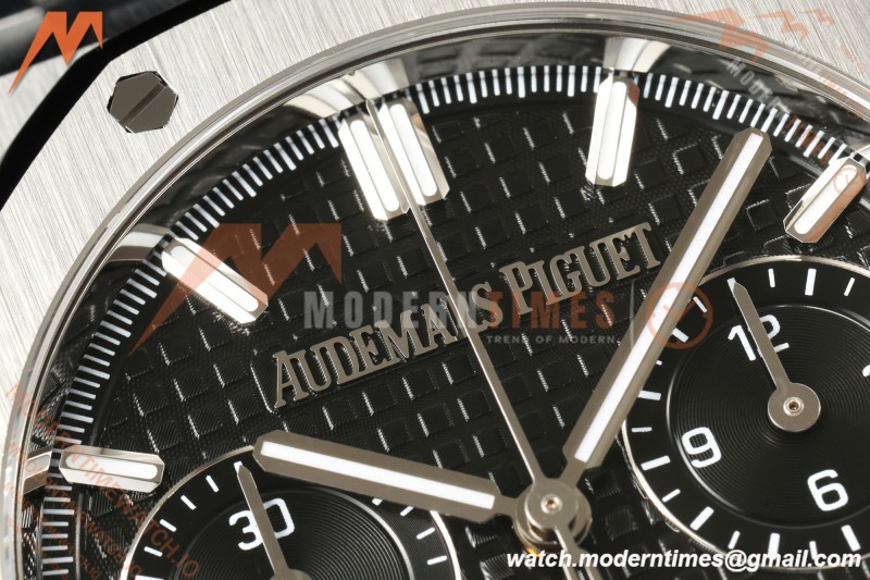 Audemars Piguet - Royal Oak 26240ST 41mm SS/SS Black Dial ZF DD4401 Free Sprung