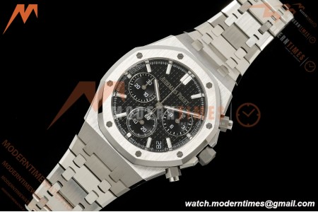 Audemars Piguet - Royal Oak 26240ST 41mm SS/SS Black Dial ZF DD4401 Free Sprung
