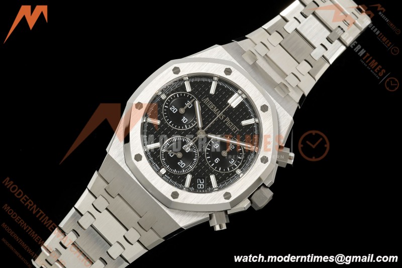 Audemars Piguet - Royal Oak 26240ST 41mm SS/SS Black Dial ZF DD4401 Free Sprung