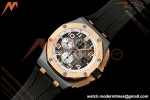 Audemars Piguet - AP ROO Chronograph 26405NR 44mm CER/RG/RU Ombre Brown/Wht JF A3126